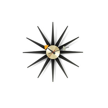 Vitra, Sunbust Clock Schwarz