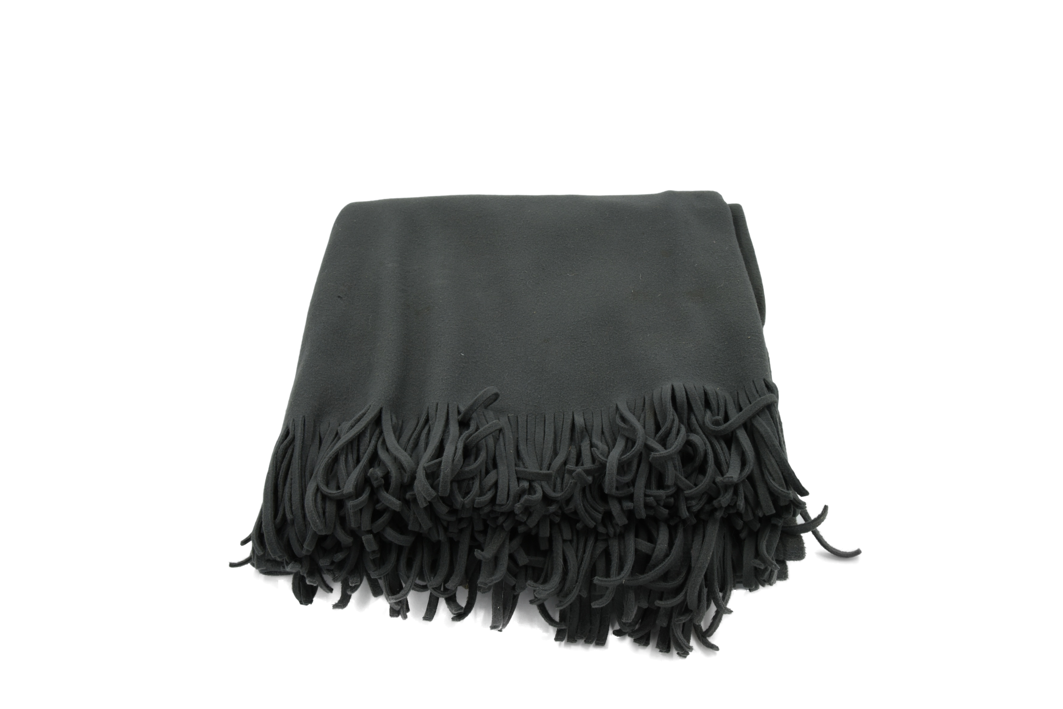 Flou Spa, Plaid Vlies Schwarz