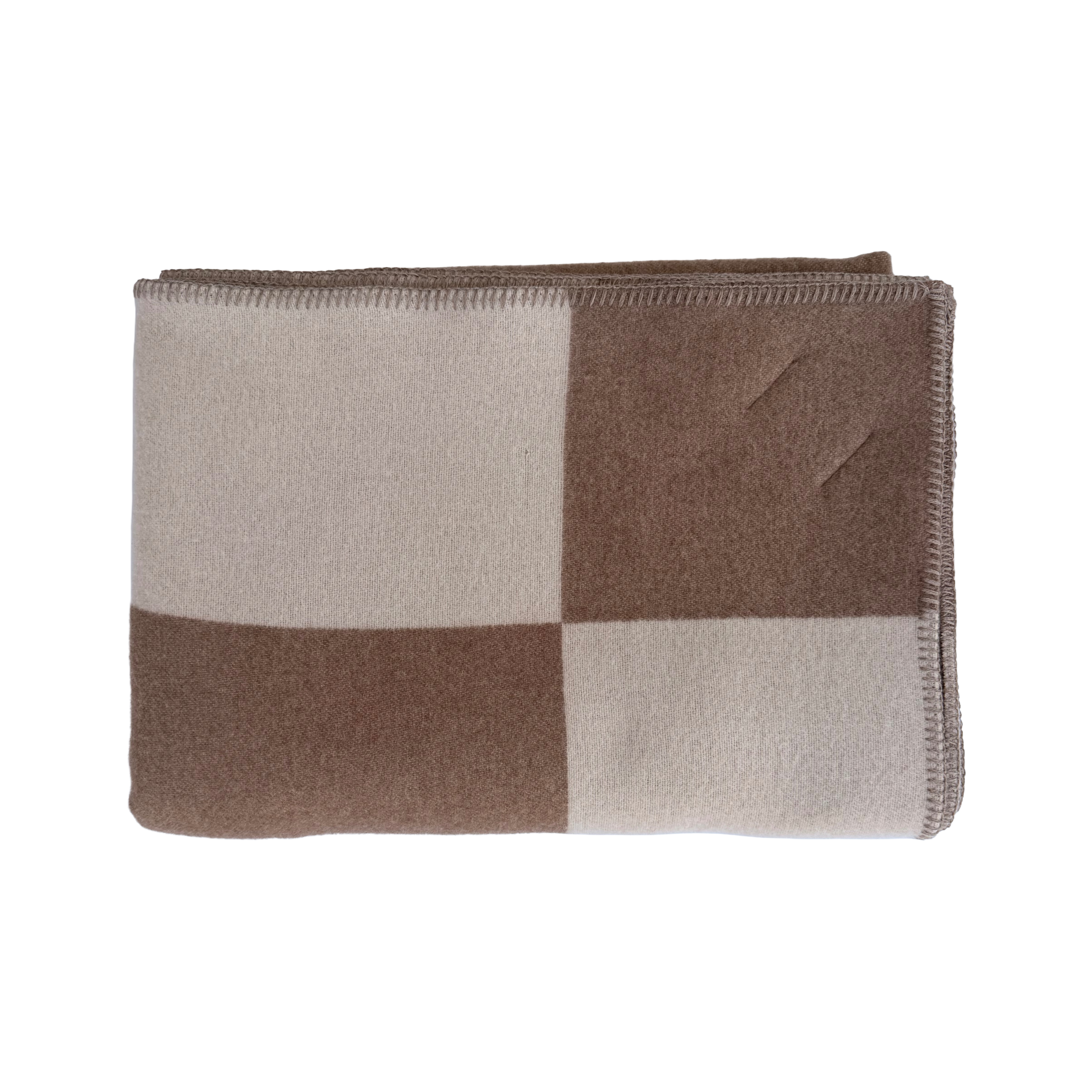 Rezzoli, Merino-Wolldecke Taupe / Natur