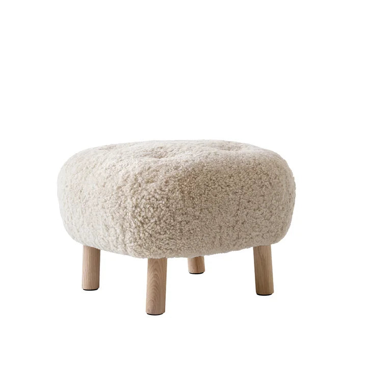 &Tradition – Pouf ATD1 Sheepskin Moonlight / Eiche geölt