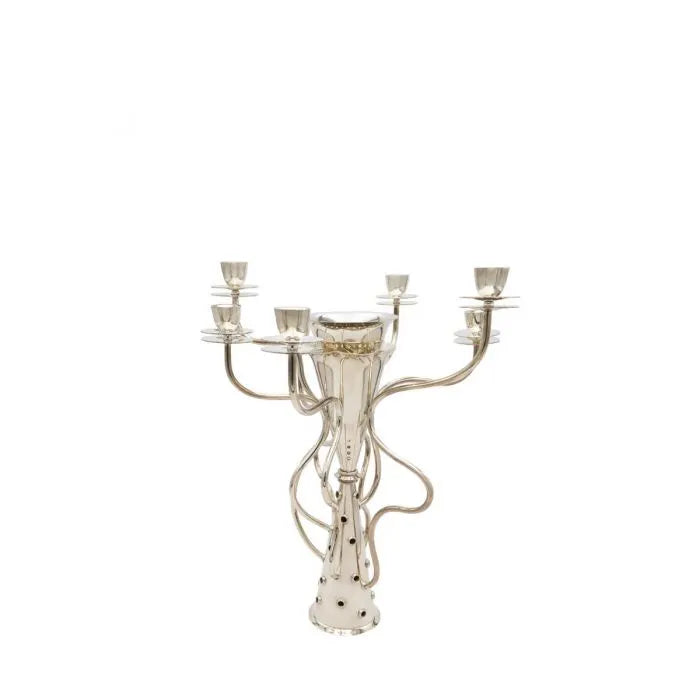 Driade, Simon Candlestick Steel Silver
